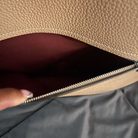 Coach Beige Leather Tote and Wallet Set - Picture 5 of 10